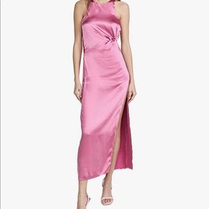 For Love and Lemons Taliah Satin Maxi Dress